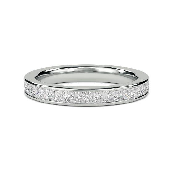 0.40ct VS/E-F Elegant Princess Diamond Full Eternity Ring