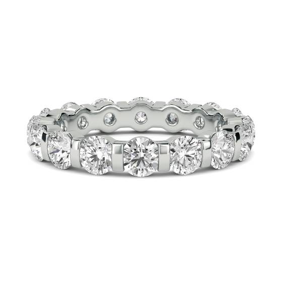 0.50ct SI/F-G Classic Round Diamond Full Eternity Ring