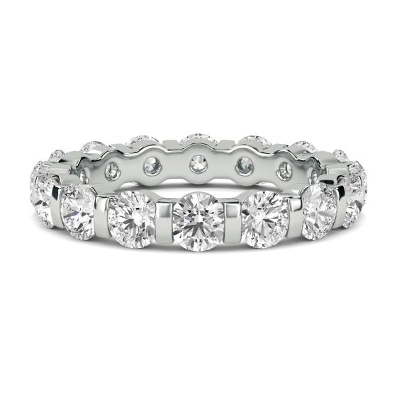 0.50ct SI/F-G Classic Round Diamond Full Eternity Ring