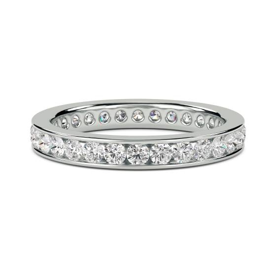 0.75ct VS/E-F Round Diamond Eternity Ring