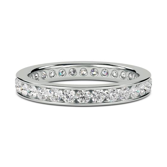 0.75ct VS/E-F Round Diamond Eternity Ring