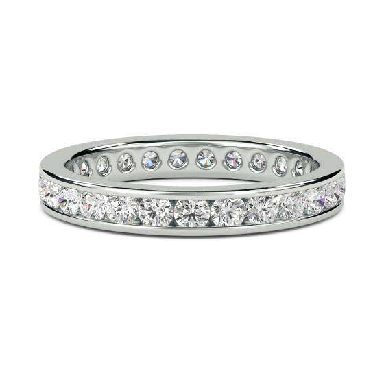 1.00ct VS/E-F Round Diamond Eternity Ring