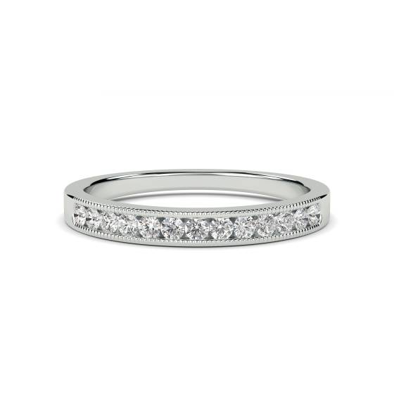 0.22ct VS/E-F Round Diamond Eternity Ring