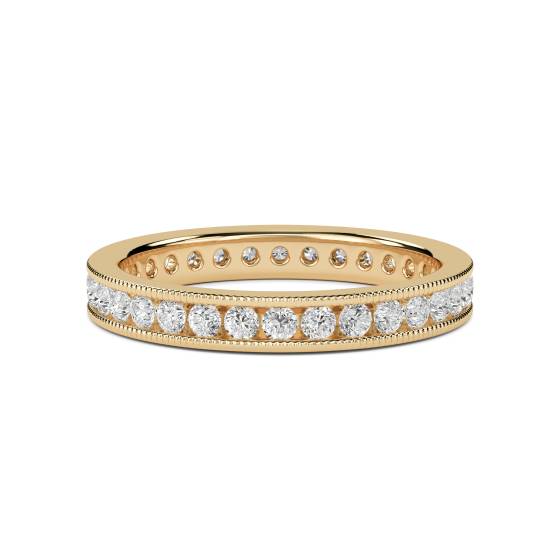 0.53ct VS/E-F Round Diamond Full Eternity Ring