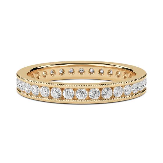 0.53ct VS/E-F Round Diamond Full Eternity Ring