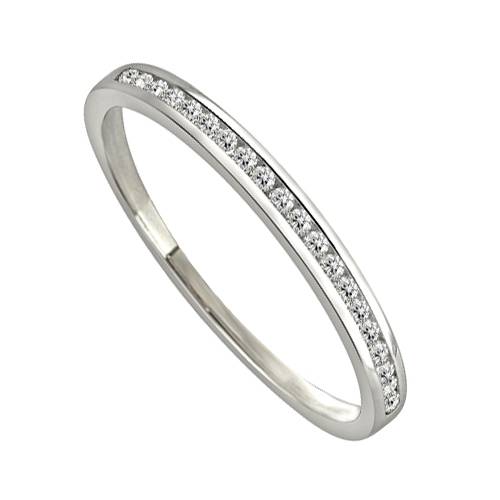 2mm Petite Round Diamond Eternity Ring P