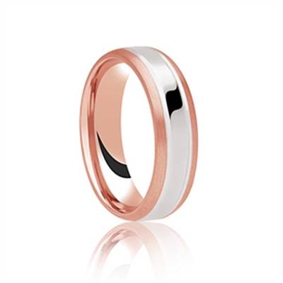 4mm Two Tone Wedding Ring R