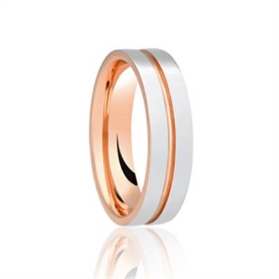 5mm Two Tone Wedding Ring R