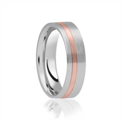 5mm Two Tone Wedding Ring R