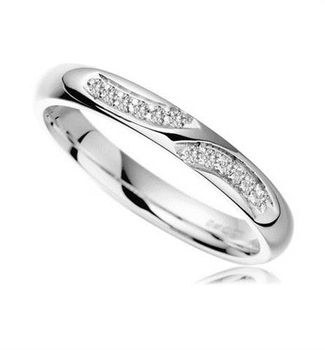 2.5mm Round Diamond Wedding Ring W