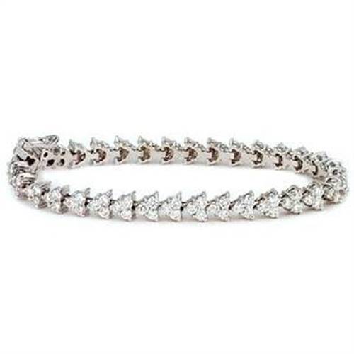 Round Diamond Tennis Bracelet W