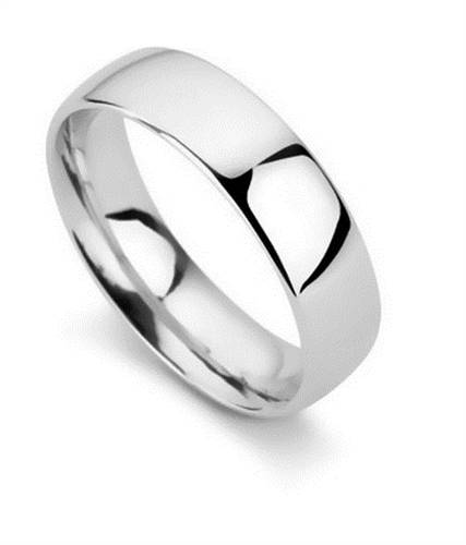 DHC06 Traditional Court Wedding Ring - Lightweight, 6mm width W