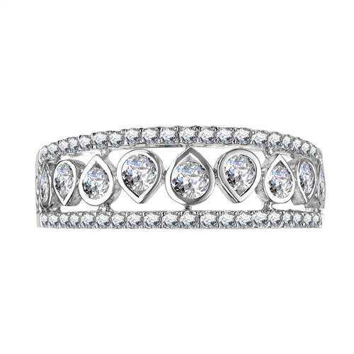 0.70ct Unique Round Diamond Dress Ring W