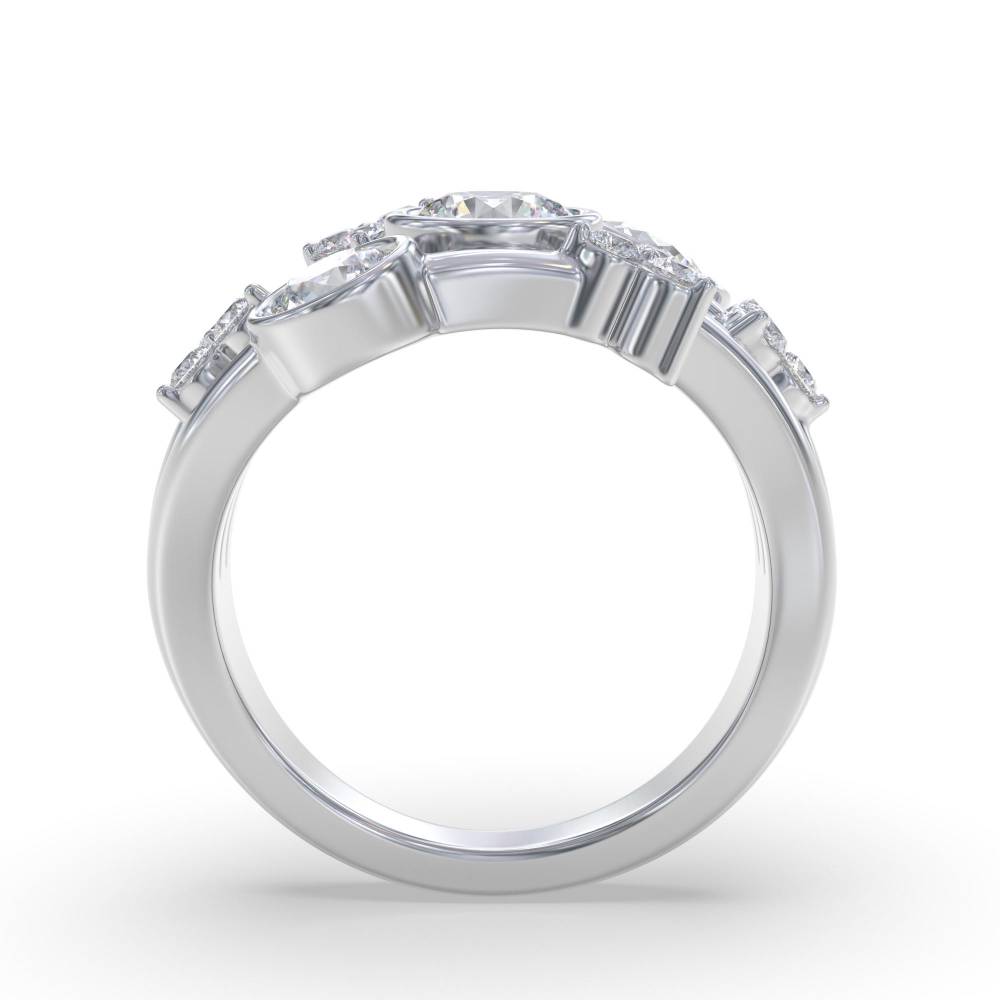 Round Diamond Dress Ring W