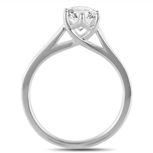 Shoulder Set Diamond Engagement Ring W