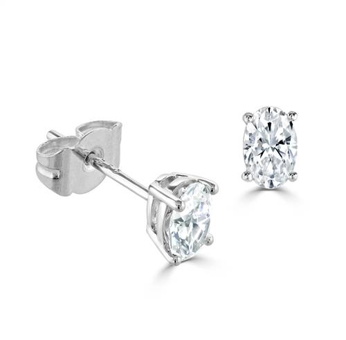 Classic Marquise Diamond Stud Earrings P