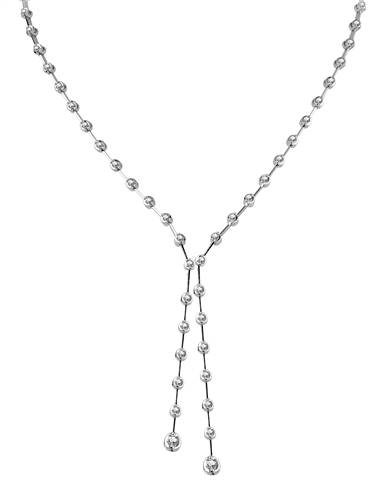 1.80ct Elegant Round Diamond Two Drop Necklace W