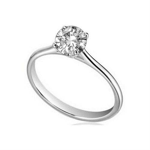 Classic Round Diamond Engagement Ring Image