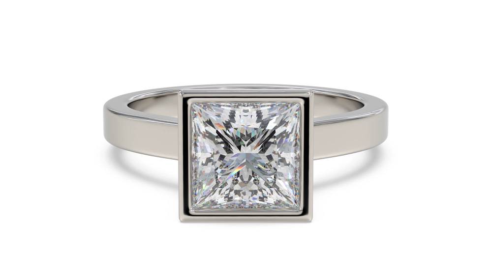 Princess Diamond Engagement Ring P