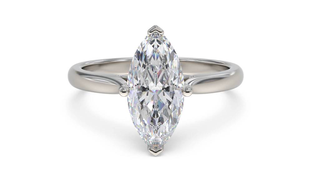 Classic Marquise Diamond Engagement Ring P