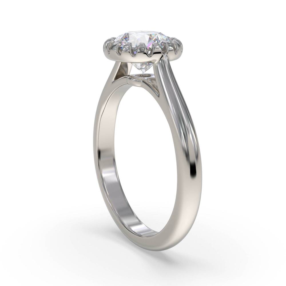 Round Diamond Solitaire Ring P