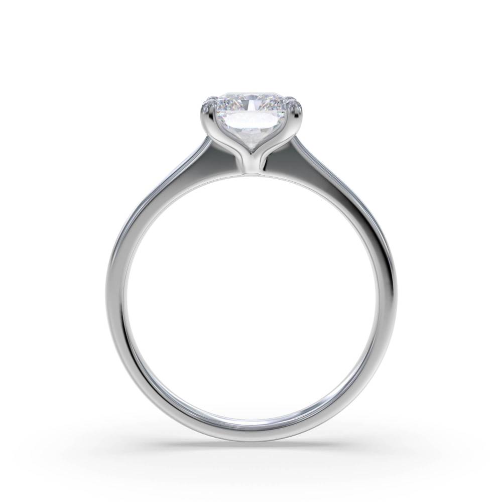 Modern Radiant Diamond Engagement Ring W