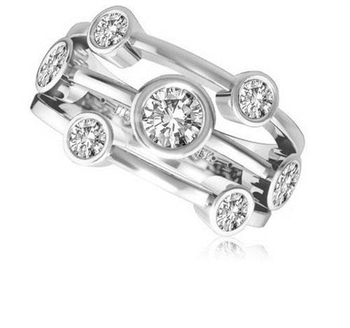 0.45ct Round Diamond Dress Ring W