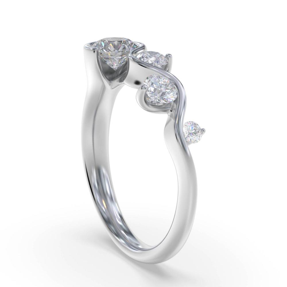 0.80ct Round Diamond Dress Ring W