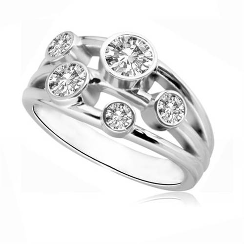 1.00ct Round Diamond Dress Ring W