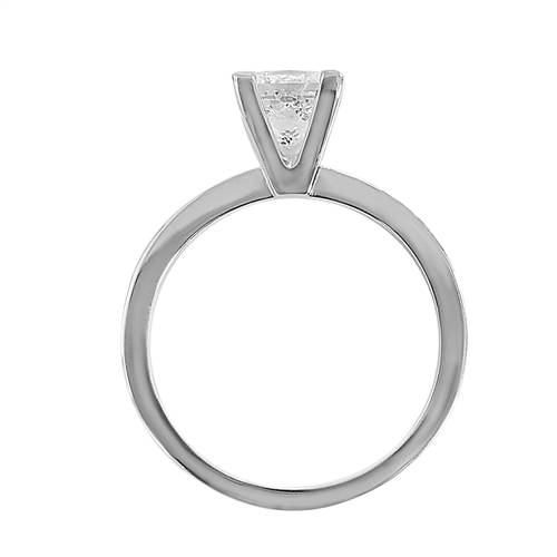 1.01ct SI2/G Princess Solitaire Engagement Ring