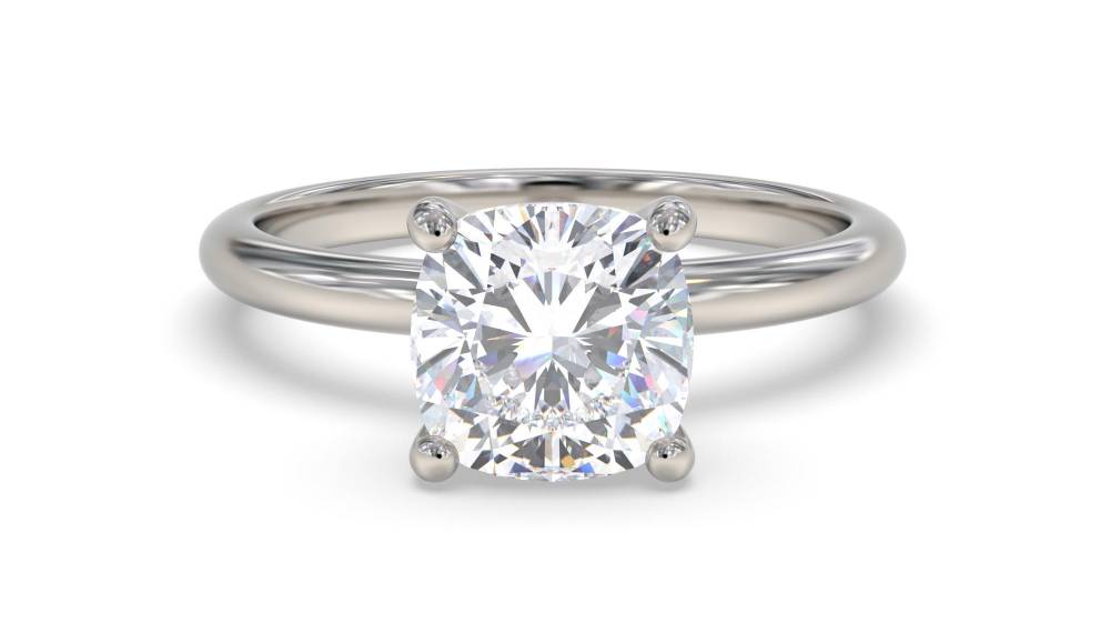 Cushion Diamond Engagement Ring P