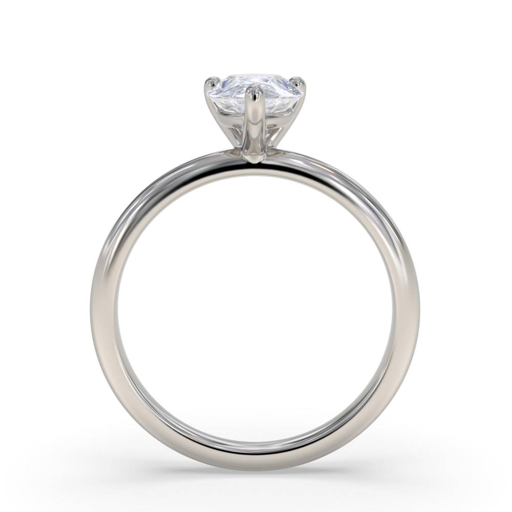 Pear Diamond Engagement Ring set in Platinum