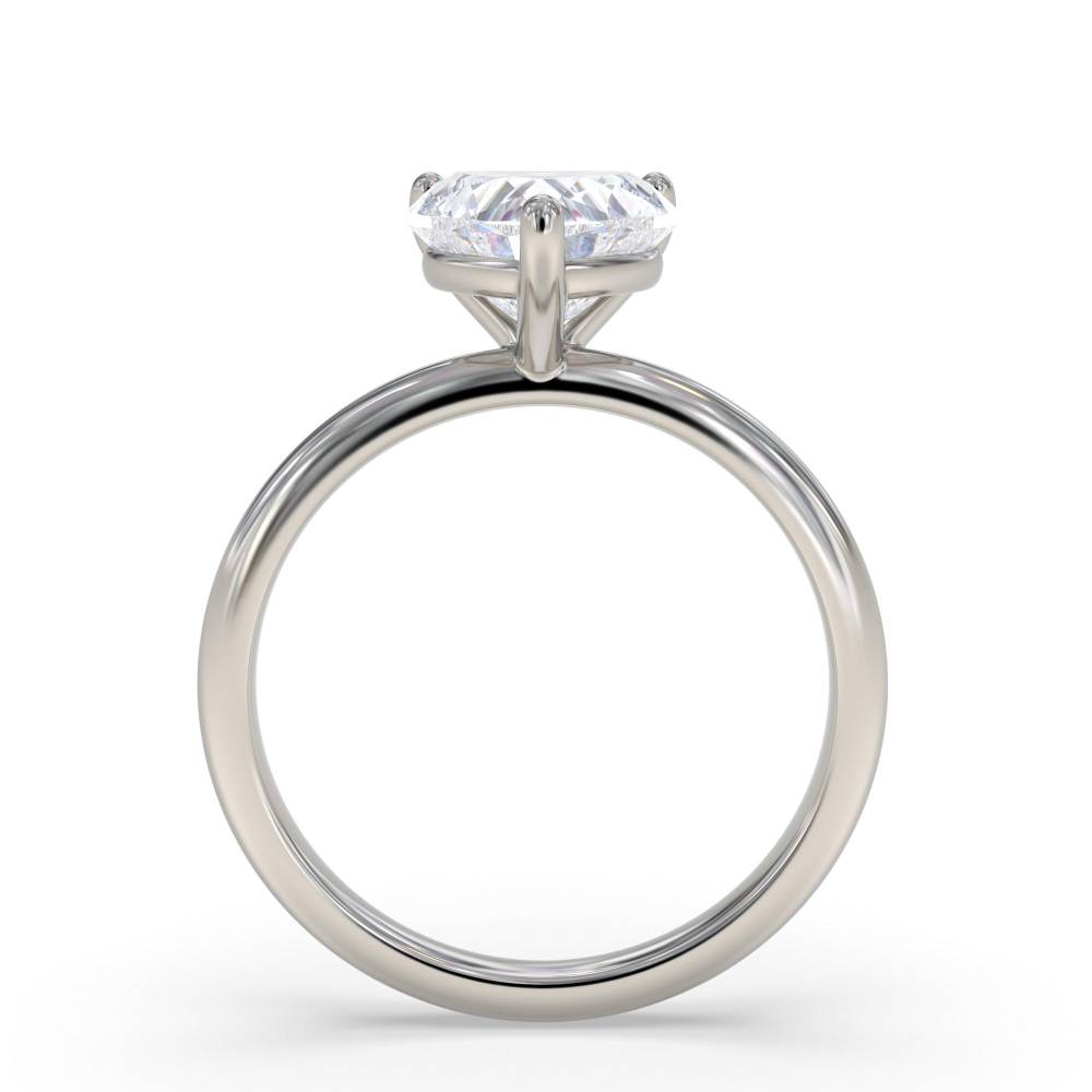 Heart Diamond Engagement Ring P