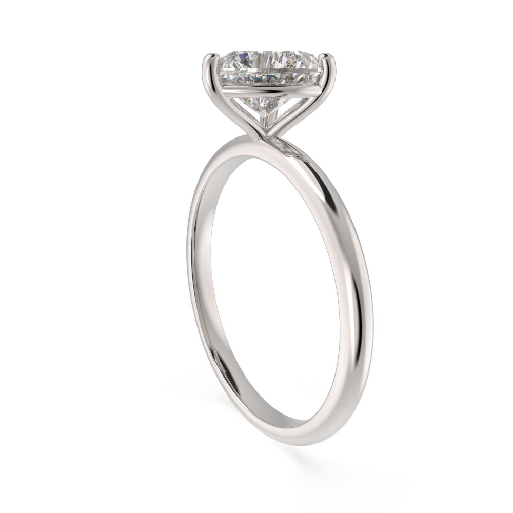 Heart Diamond Engagement Ring P