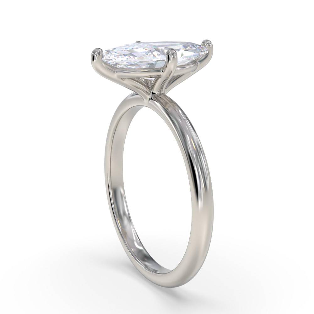 Marquise Diamond Engagement Ring P