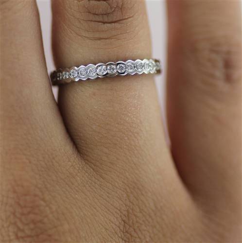 3mm Elegant Round Diamond Full Eternity Ring W