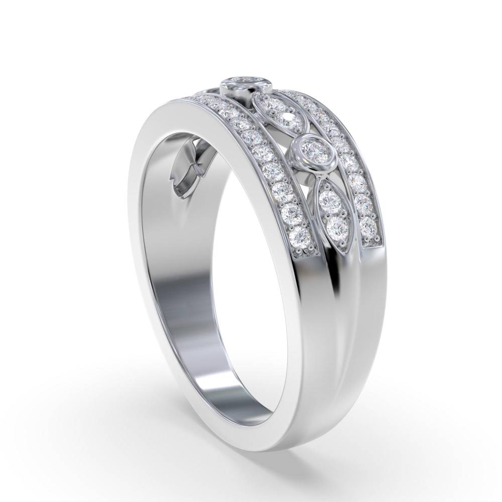 7.5mm Designer Dress Ring W