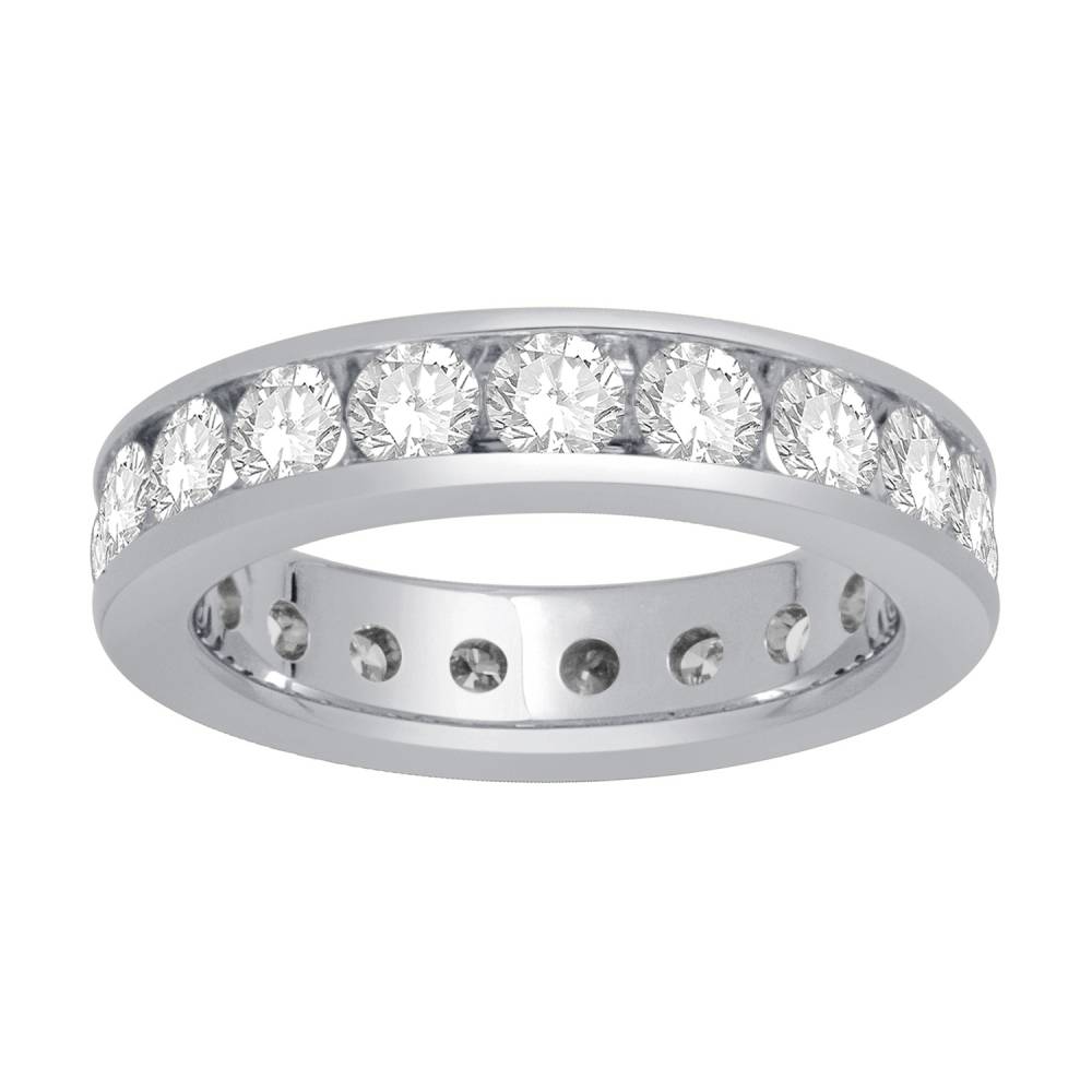 2.50ct Elegant Round Diamond Eternity Ring set in White Gold