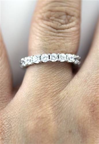 2.00ct Elegant Round Diamond Full Eternity Ring W