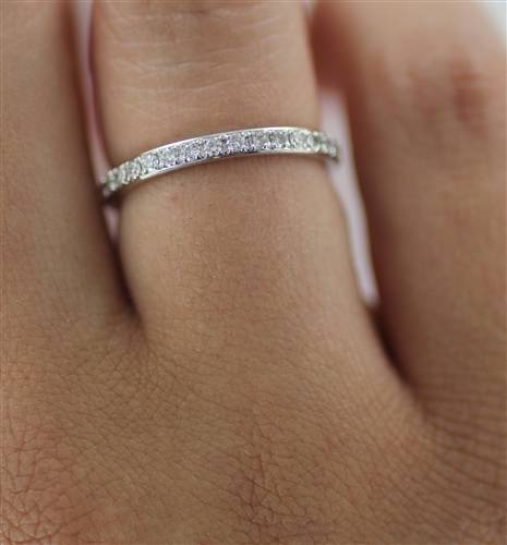 2.5mm Elegant Round Diamond Full Eternity Ring W