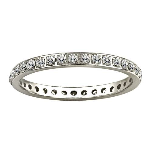 2.5mm Elegant Round Diamond Full Eternity Ring W