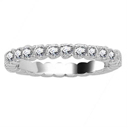 1.00ct Elegant Round Diamond Full Eternity Ring W