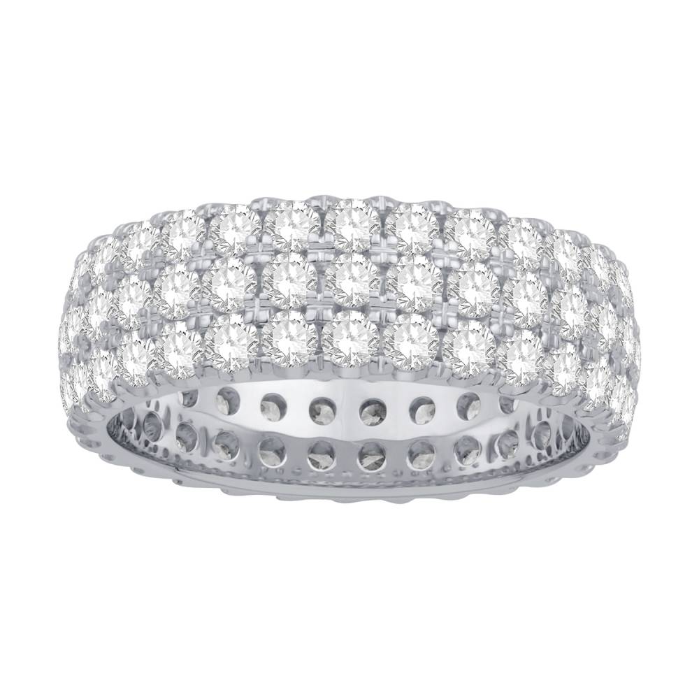 2.80ct Elegant Round Diamond Eternity Ring set in White Gold