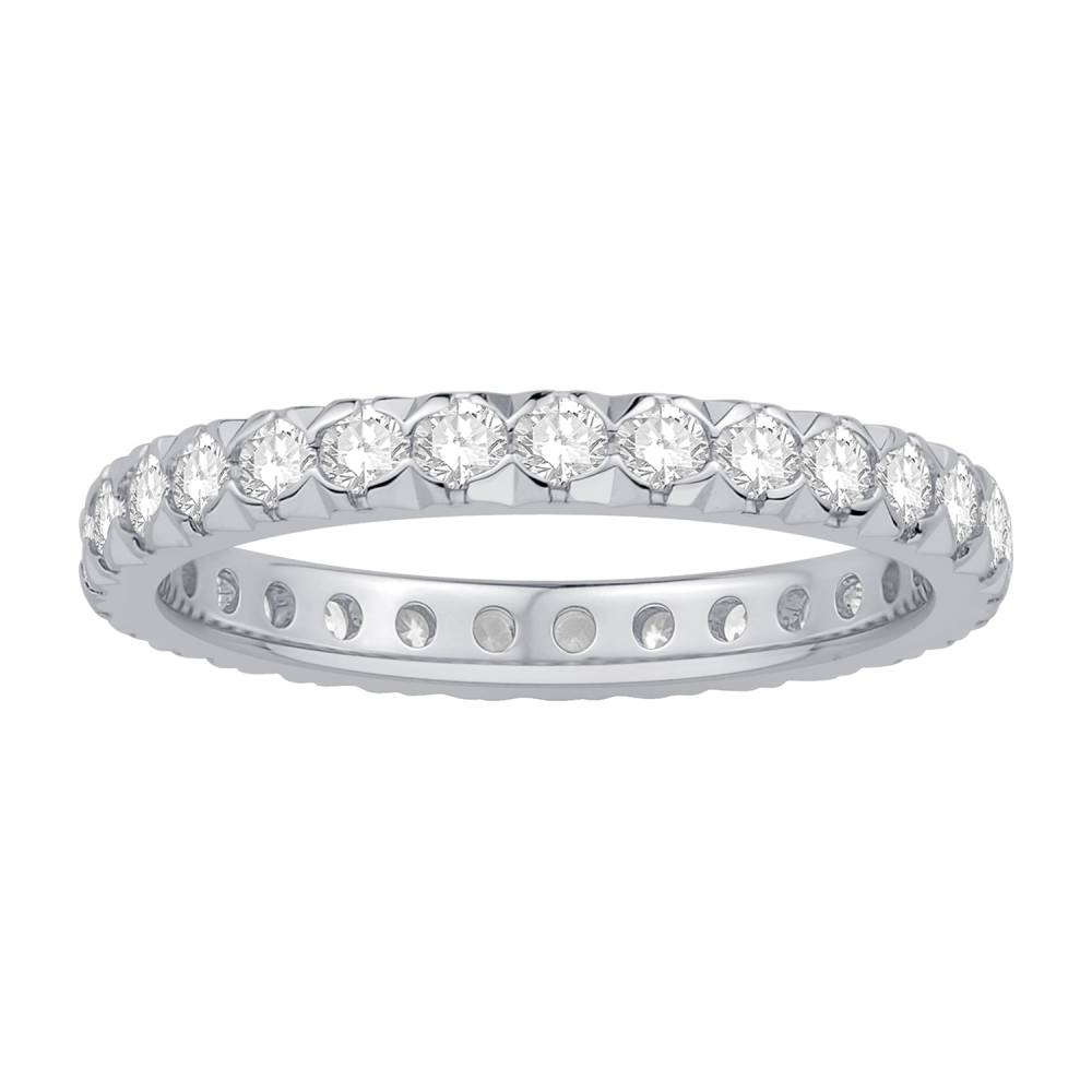 1.00ct Elegant Round Diamond Eternity Ring set in White Gold