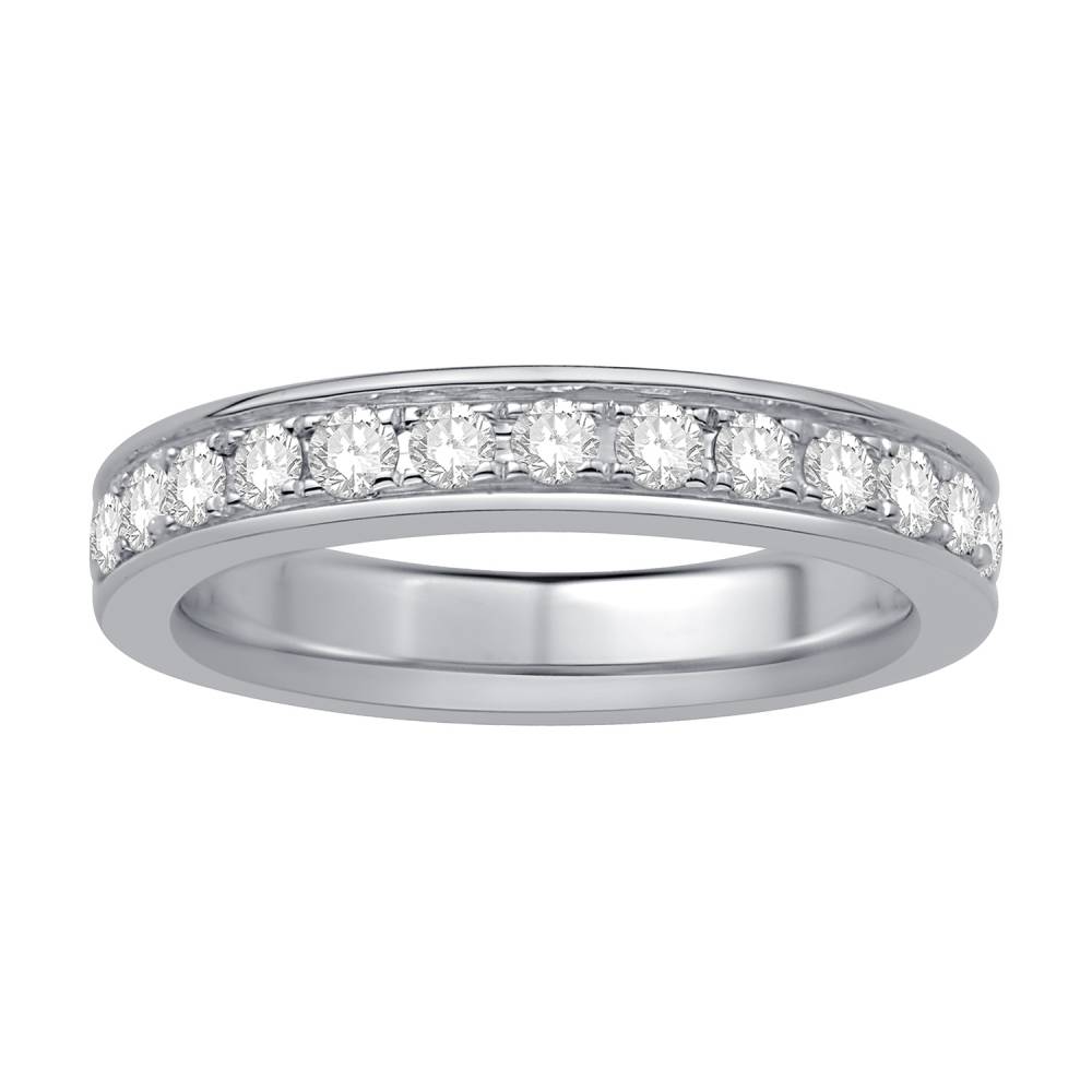 1.00ct Elegant Round Diamond Eternity Ring set in White Gold