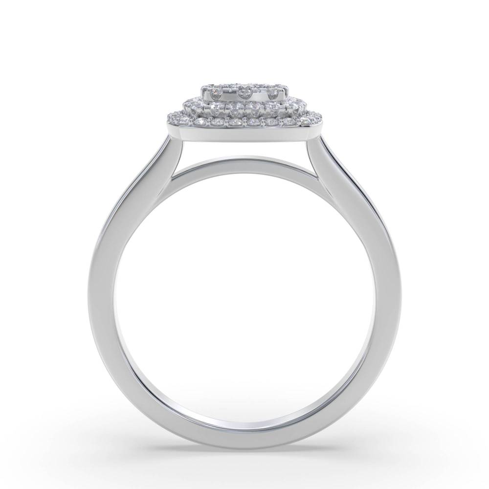 0.35ct VS/FG Round Diamond Cluster Ring W