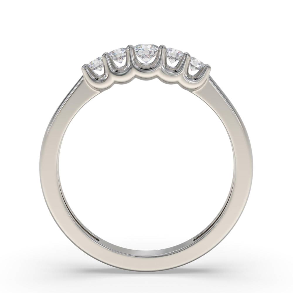 0.25ct Elegant Round Diamond Eternity Ring P