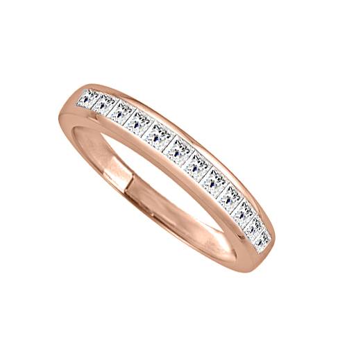 3mm Elegant Princess Diamond Eternity Ring R