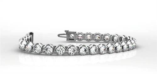 Classic Single Row Diamond Tennis Bracelet W