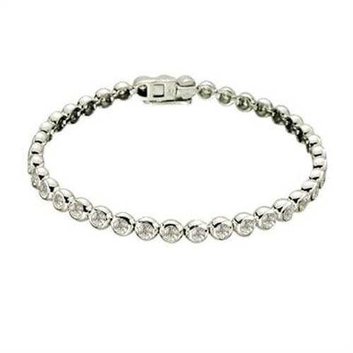 Classic Single Row Diamond Tennis Bracelet W